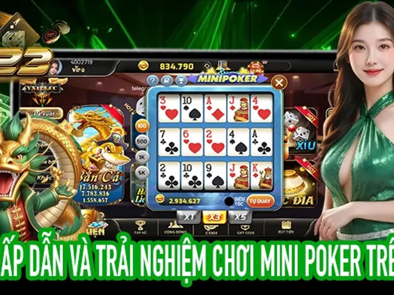 Bàn chơi Blackjack với dealer tại onebet casino